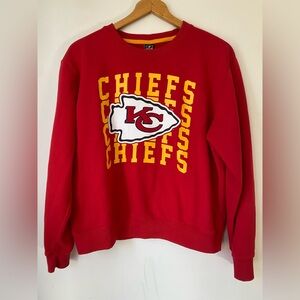 Kansas City Chiefs Sweatshirt Women’s XL Red Crewneck Sweater